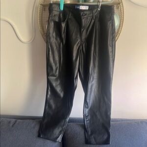 Old Navy “OG Straight Leg” Faux Leather Pants